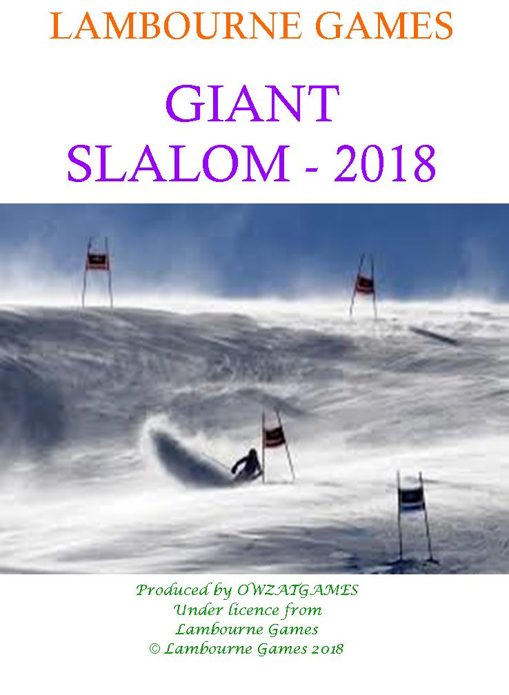 Giant Slalom & Super -G & Downhill -2018 - Click Image to Close